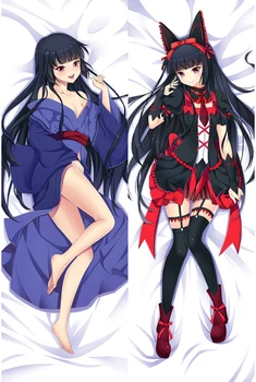 

Sexy Dakimakura Japanese Anime Gate Jieitai Kanochi Nite Rory Mercury Cute Pillow Cover Cases Hugging Body Bedding 510070