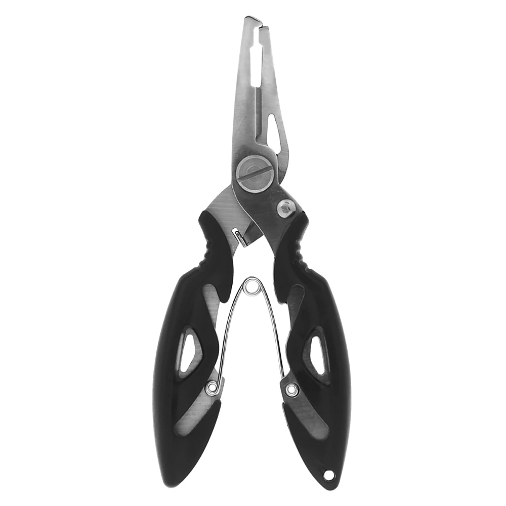 Fish Lip Gripper with Stainless Steel Fishing Plier Scissor Fishing Grabber with Scale Ruler and Measuring Tape Fishing Accessories