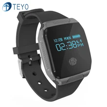 Teyo Новый Смарт-Группы E07S Bluetooth 4.0 Кровяное Давление Монитор Сердечного ритма Водонепроницаемый Браслет Генератора Интеллектуальный для Android IOS
