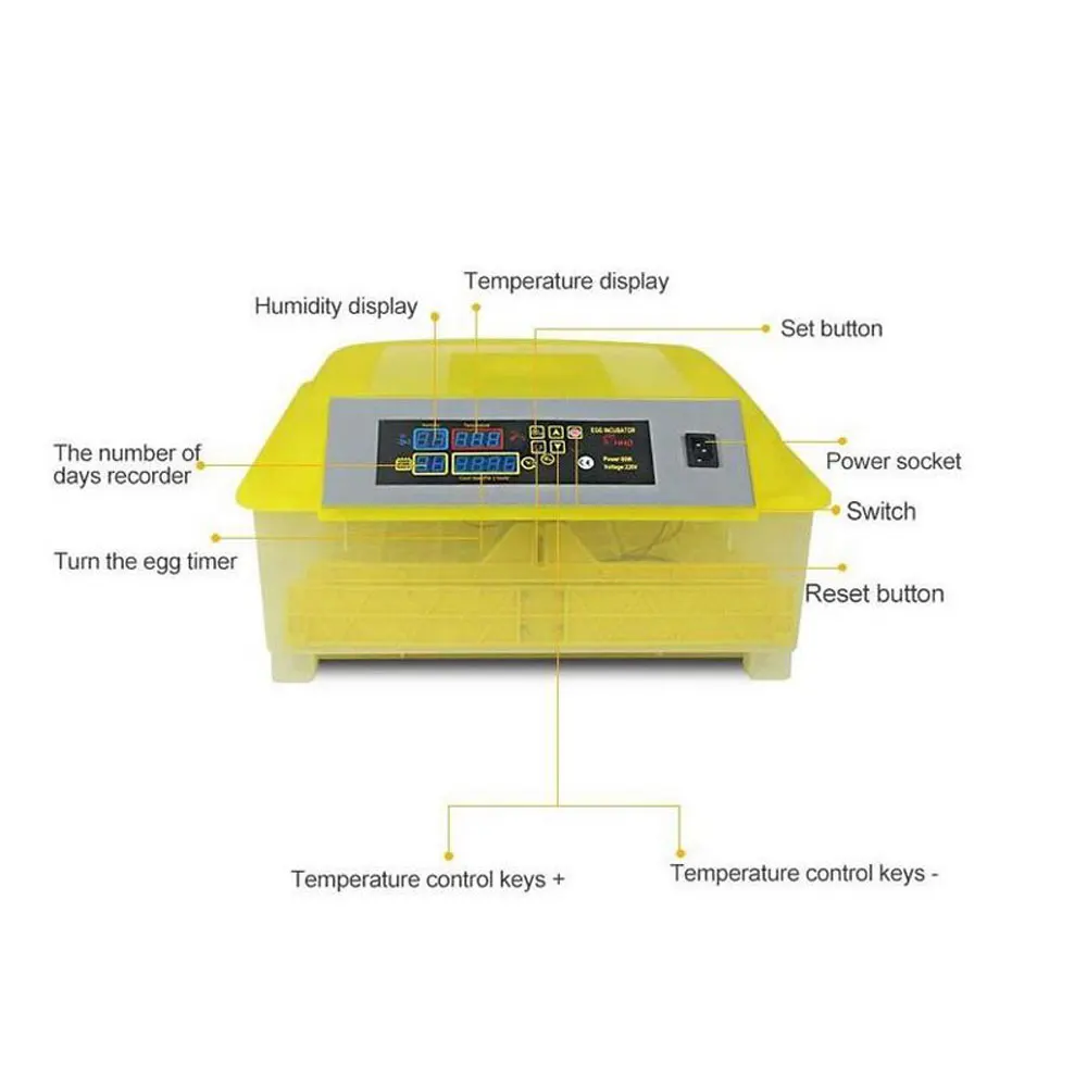 

Fully Automatic Digital Brooder Chicken 48 Egg Incubator High Hatching Rate Egg Hatchery Machine Hot Sale Chicken Duck Bird