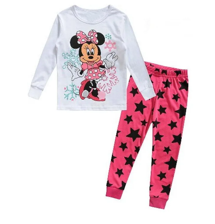Комплект одежды для маленьких мальчиков и девочек, детский пижамный комплект, одежда для сна г., брендовая одежда с рисунками одежда для сна с длинными рукавами для малышей - Цвет: model 4