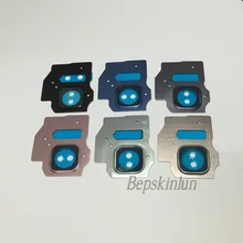 Bepskinlun задний стеклянный объектив камеры+ металлическое кольцо+ фонарик запасная часть для Samsung Galaxy S8 Plus