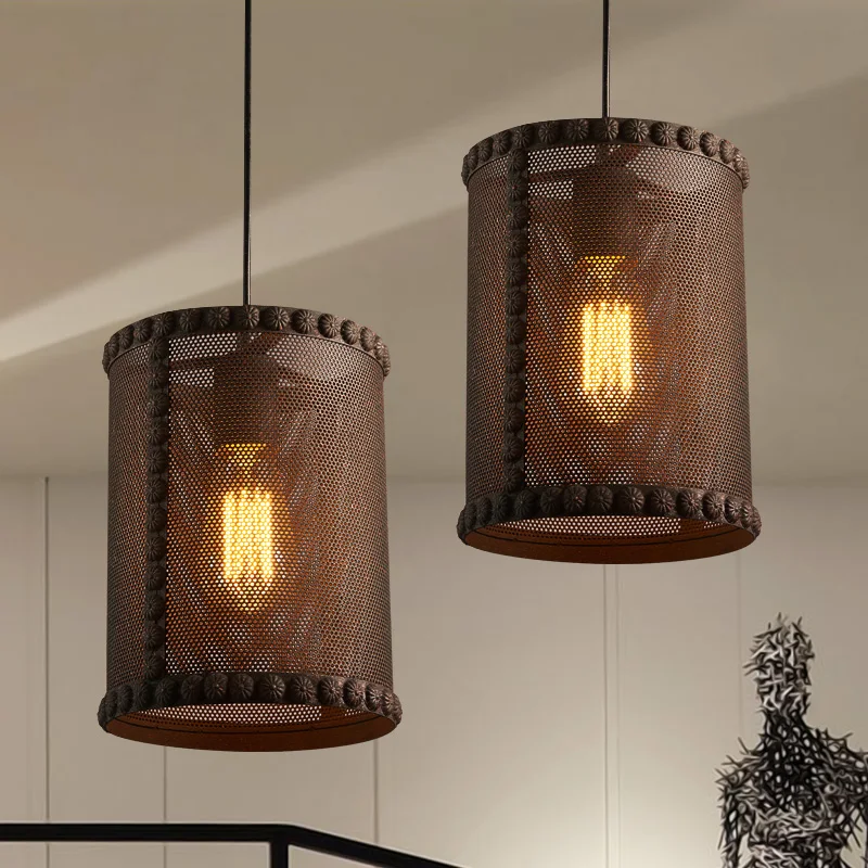 Здесь продается  Loft Industrial Wrought Iron Pendant Lamp Retro Cafe Bar Hanging Lamp  Свет и освещение