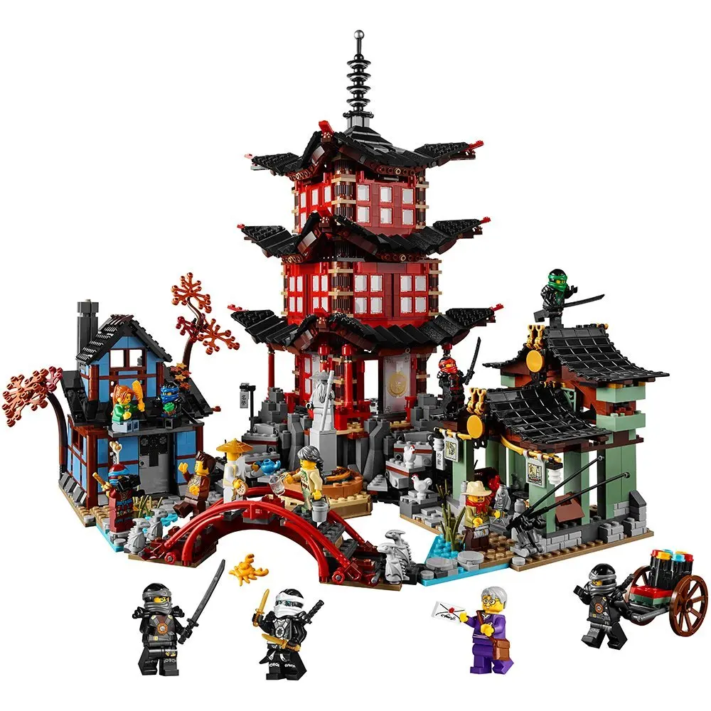 Lepin 06022 blocks Ninja Figure Temple of Airjitzu font b toys b font for children building