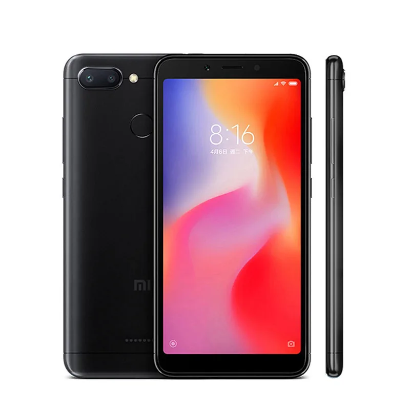 Xiaomi Redmi 6 смартфон с восьмиядерным процессором Helio P22 ОЗУ 3 ГБ ПЗУ 32 12 Мп + 5 МП 45 дюйма