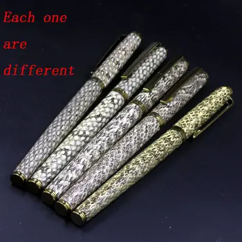 

Old Stock Golden Star Fountain Pen Venus Snake Skin Ink Pen Aerometric Filler Stationery Office school supplies Writing Gift