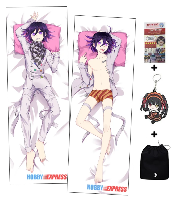 

Hobby Express Dakimakura Japanese Otaku Husbando Hugging Body Pillow Cover Danganronpa Kokichi Oma ADP85055
