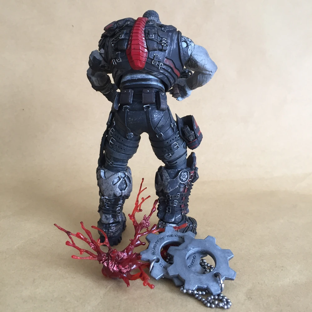 Классическая игра Gears NECA Headshot Locust Drone война фигурка 18 см коллекция