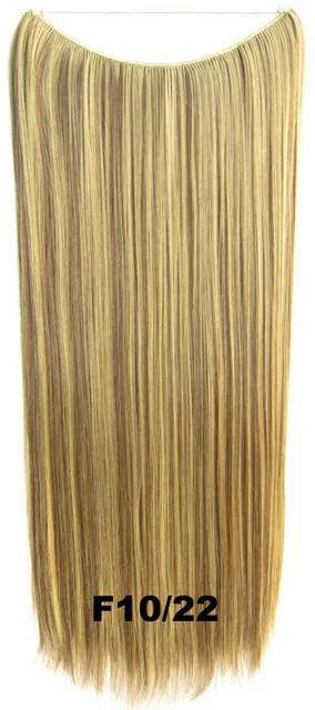 Grilshow флип в синтетическом стригте наращивание волос секретный чудо-провод 60 см без зажима FIH-666 100 г, 32 цвета 5 шт./лот - Цвет: FIH-666 Color F10-22
