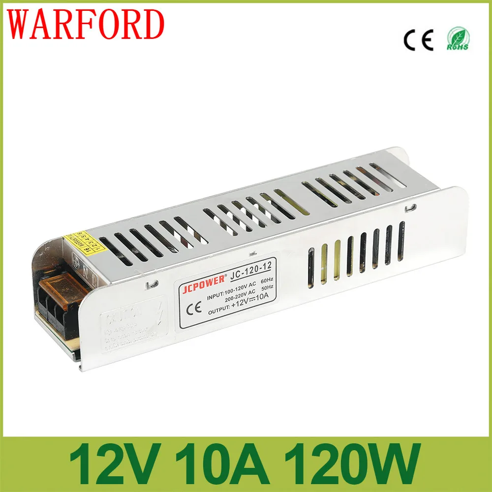 Светодиодный Питание DC12V 60 W 120 180 200 240 360 драйвер Мощность адаптер Освещение