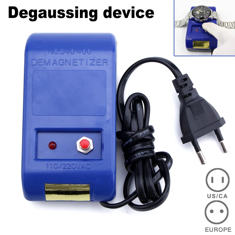 

1 Pcs US EU Plug Watch Demagnetizer Repair Professional Durable Electrical Demagnetise Tool or Watchmaker LXH