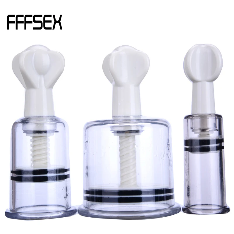 

FFFSEX Exotic Accessories 1Pc Nipple Clamp Clip Female Breast Clip Massage Nipple Enhancement Vacuum Sucker Pump For Women