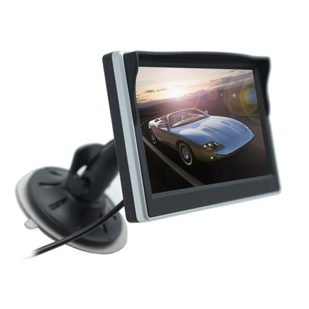 

5 Inch Car Monitor TFT LCD Display HD Digital Color PAL/NTSC Auto Parking Backup Reverse 2-Ch AV Input With Suction Cup Bracket