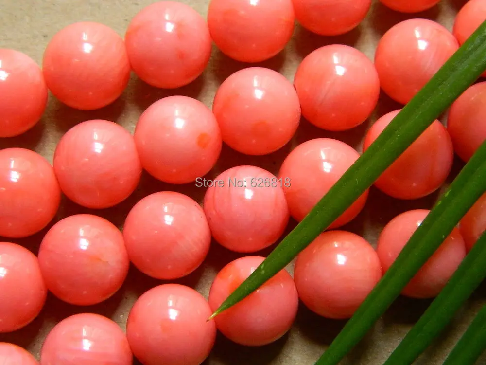 Coral loose beads round 12mm,34pcs,40rmb,pink.JPG