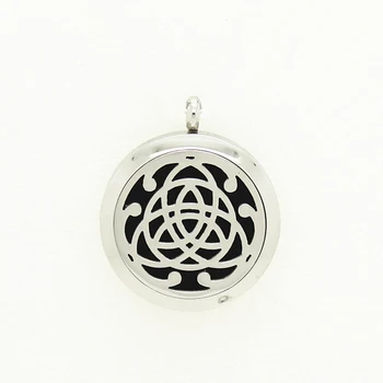

New Design Stainless Steel Women Essential Oils Aromatherapy Locket Perfume Diffuser Necklace