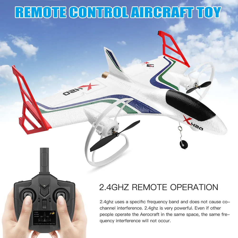 

Hot Selling EPP DIY Aircraft RC Airplane 6 Channels 2.4Ghz Airplane Kids Toys with Remote Control