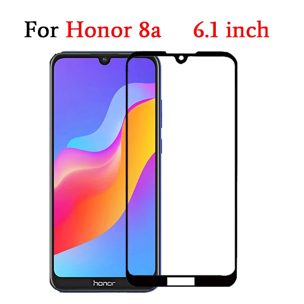 3D полное покрытие для huawei Honor 8a Закаленное стекло Защитная пленка для Honor 8X 8C 8 Lite A X C светильник защита экрана клей - Цвет: Honor 8a