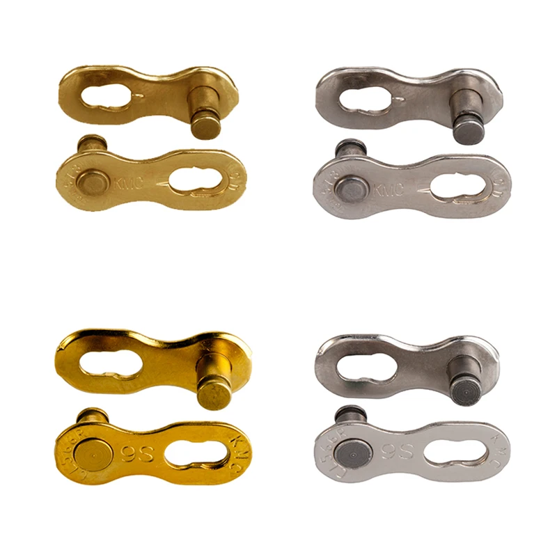 

KMC original Bicycle Chain Link Missing Link Road MTB 6/7/8/9/10/11 speed one pair Gold Silver for Shimano