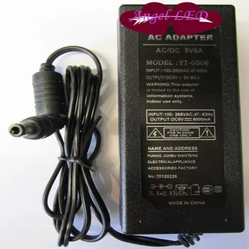 

high quality 8000mA AC-DC Switching Adapter Desktop Power Supply,output 5V 8A 40W Voltage transformer for ws2812ws2801 led strip