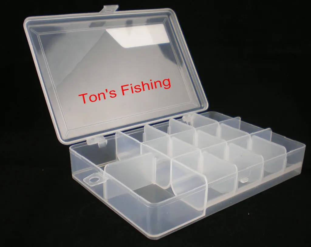 14 Compantments High Transparent Singler Tray Fishing Lure Boxin