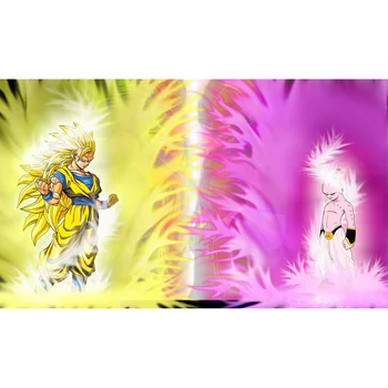 

( Goku Vs Majin Buu Playmat) Limited Edition 35X60CM Custom Playmat Cards Game Animation Playmat