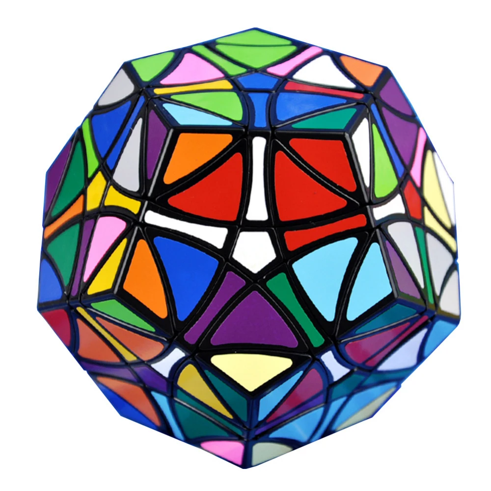 Черный вертолет YKLWorld Dodecahedron Gigaminx магический куб сделай сам наклейки головоломка
