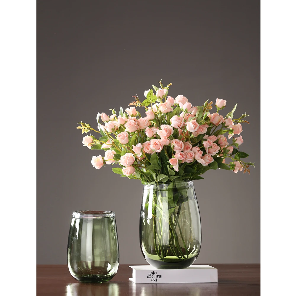 

Modern Simple Transparent Glass Vase Crafts glass terrarium flower vase wedding vases for table decorations home decoration