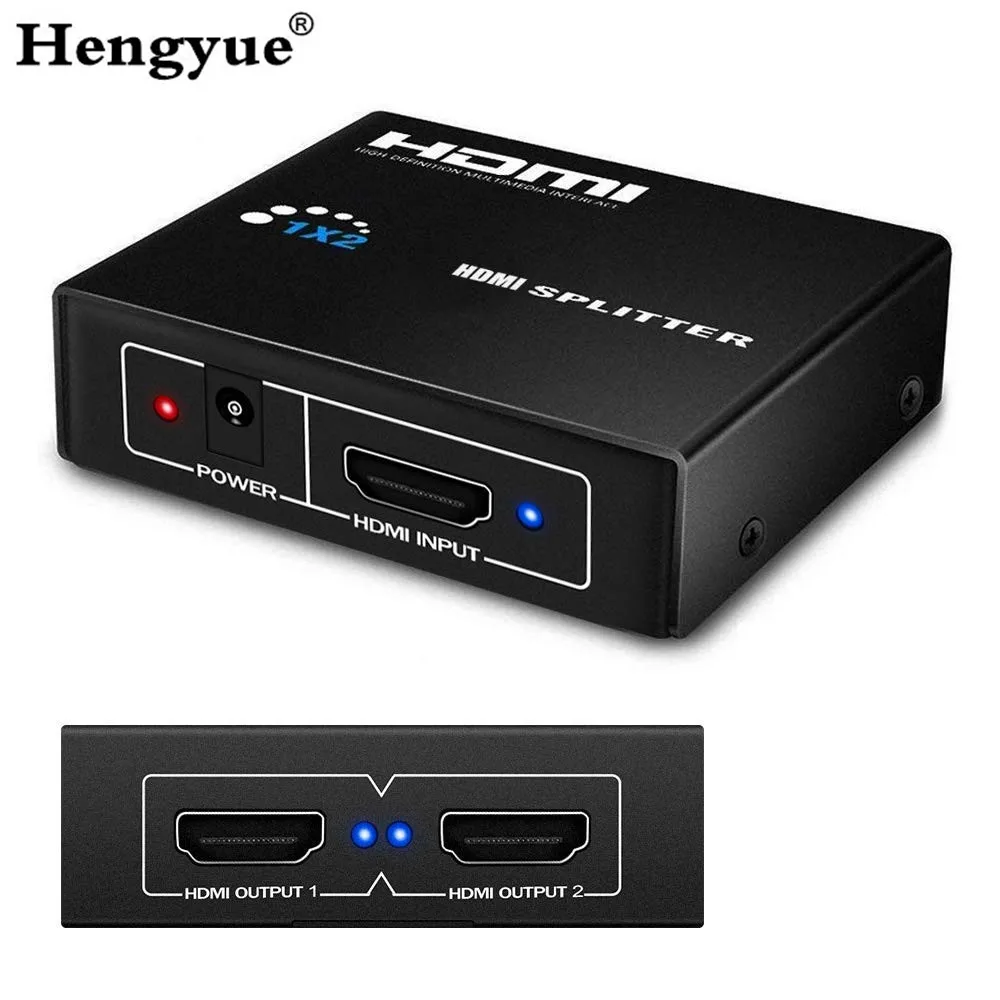 HDMI сплиттер 1080P 1 вход 2 выхода коробка устройство к монитор адаптер для HDTV
