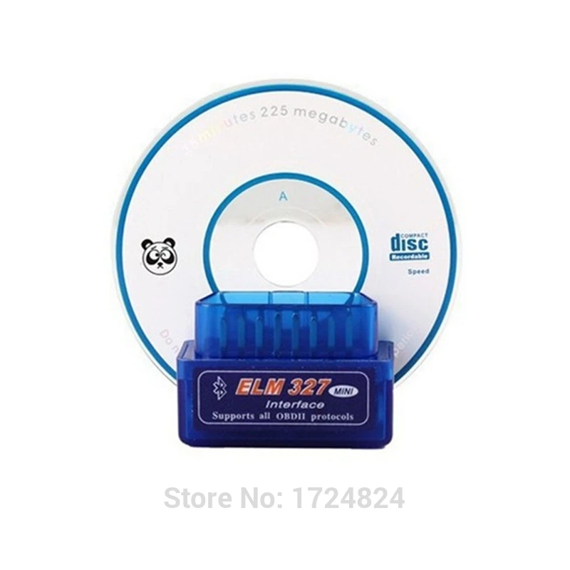 Быстрая доставка Супер Мини ELM327 OBD2 Bluetooth V1.5 ELM 327 PICI8F25K80 Автомобильный