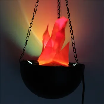 

Creative Funny LED Flame Lamp with Artificial Fake Fire Light for Halloween Party Decoration Night Light jk35