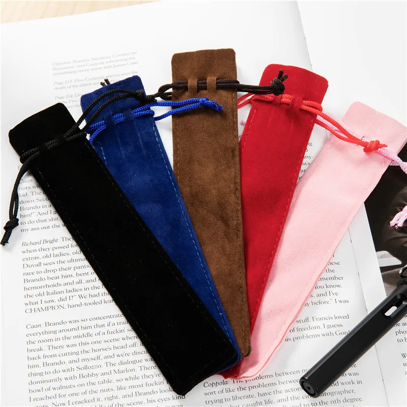 2 шт./лот плюшевый школьный пенал тканевый etui a мелки кожаный stifte tasche бумажник для