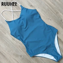 RUUHEE, женский купальник, сдельный купальник, боди,, купальный костюм, монокини, сексуальный, с перекрестными ремешками, купальник для женщин, бикини