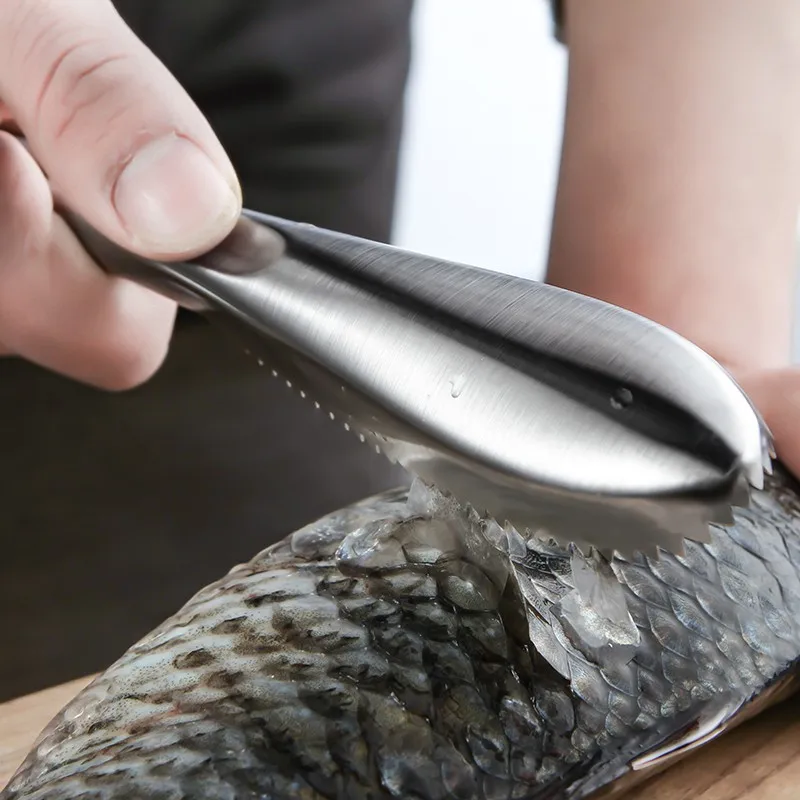 Инструменты для очистки рыбы из нержавеющей стали нож для чистки рыбы Щетка Очиститель рыболовные кухонные принадлежности, аксессуары продукт
