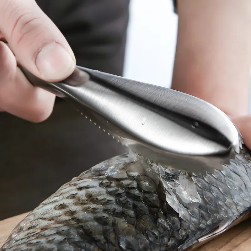 Инструменты для морепродуктов очистка рыбной кожи нержавеющая сталь скребок
