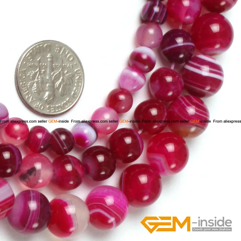 Plum agate 6mm,8mm Round Gemstone Loose beads 15/"