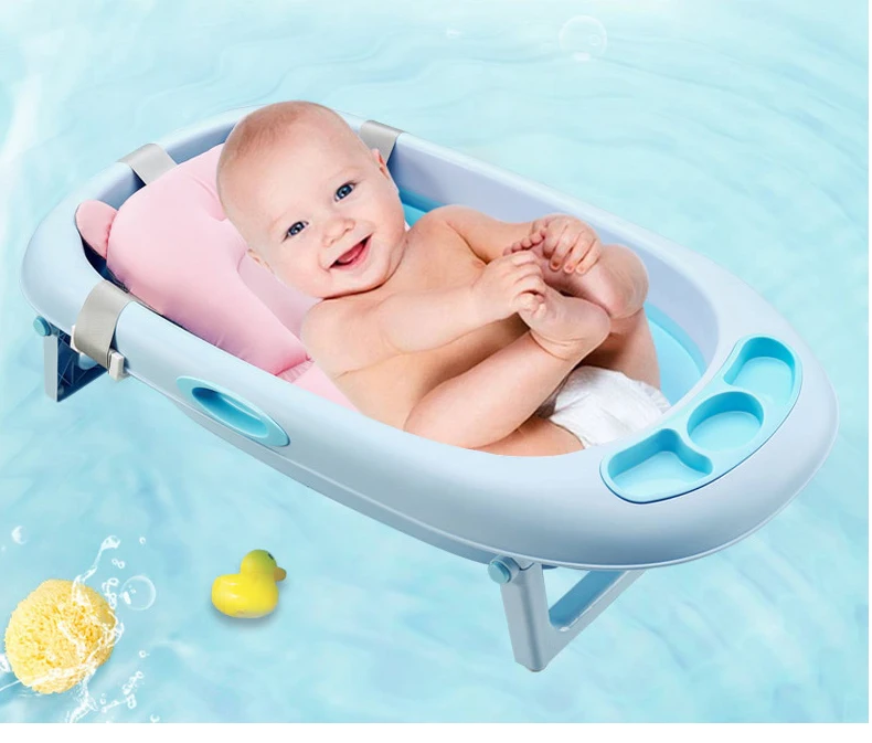Colchão de ar Assento de Banho do Chuveiro de Bebê Chá de Bebê Portátil Cama Banheira Newborn Segurança Apoio Net Mat 11 High Quality Mamãe e Bebê
