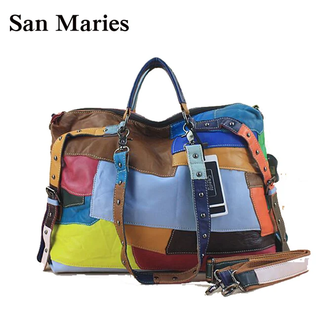 Hot Alexander Large Genuine Leather Bags Patchwork Purses And Hot Alexander Large Genuine Leather Bags Patchwork Purses And Handbags Las Irregular