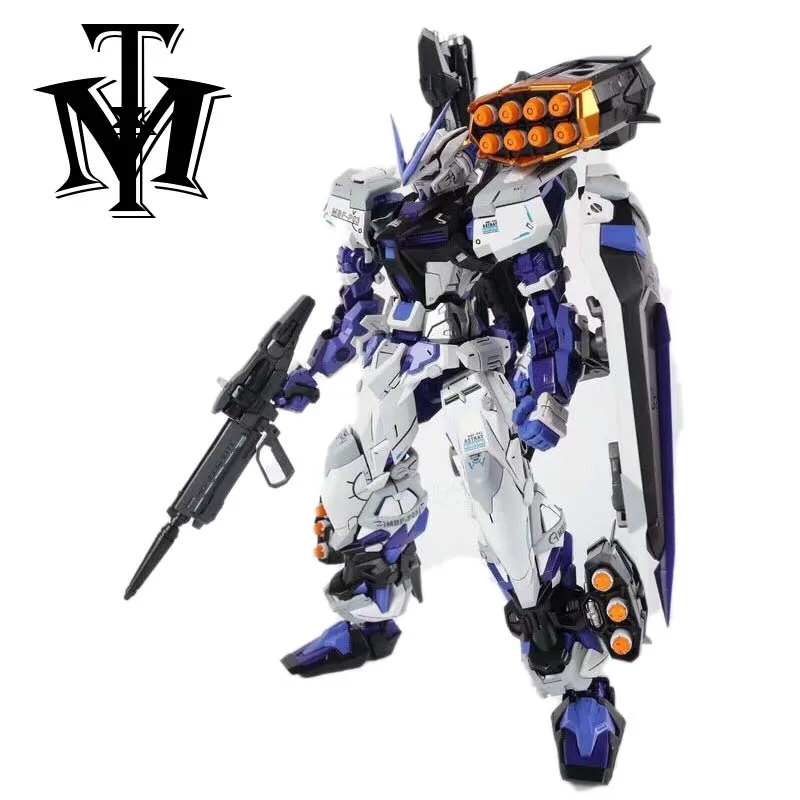 Хобби аниме traje 1/100 MG modelo MB Gundam azul Марко де акчон MBF-P03 figura Robot nignos juguetes regalo caja