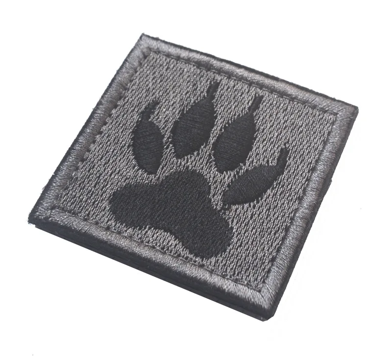 K9 Unit Canine Patch Thin Blue Line Law Enforcement Police K9 DOG TRACKER PAW K9 CROSSBONES KILLER ATTACK DOG BADGE PATCH SWAT - Color: K9 DOG TRACKER PAW