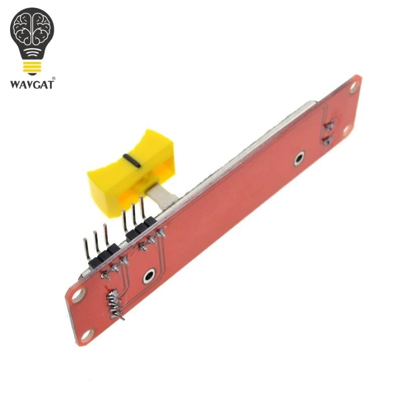 WAVGAT скользящий потенциометр 10K Линейный модуль двойной выход для Arduino AVR