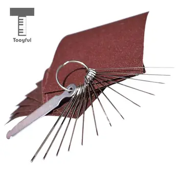 

Tooyful 1 Set Files for Nut Bridge Slot Filing Guitars with 9Pcs Fingerboard Polish Sand Paper Guitar Bass Accs