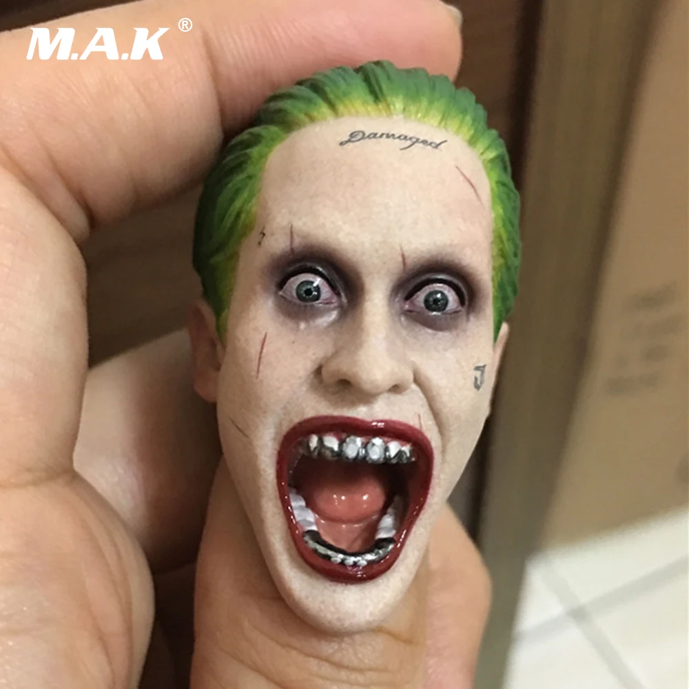 2 стиля 1:6 голова Джареда Leto Лепка отряд самоубийц модель головы Джокера