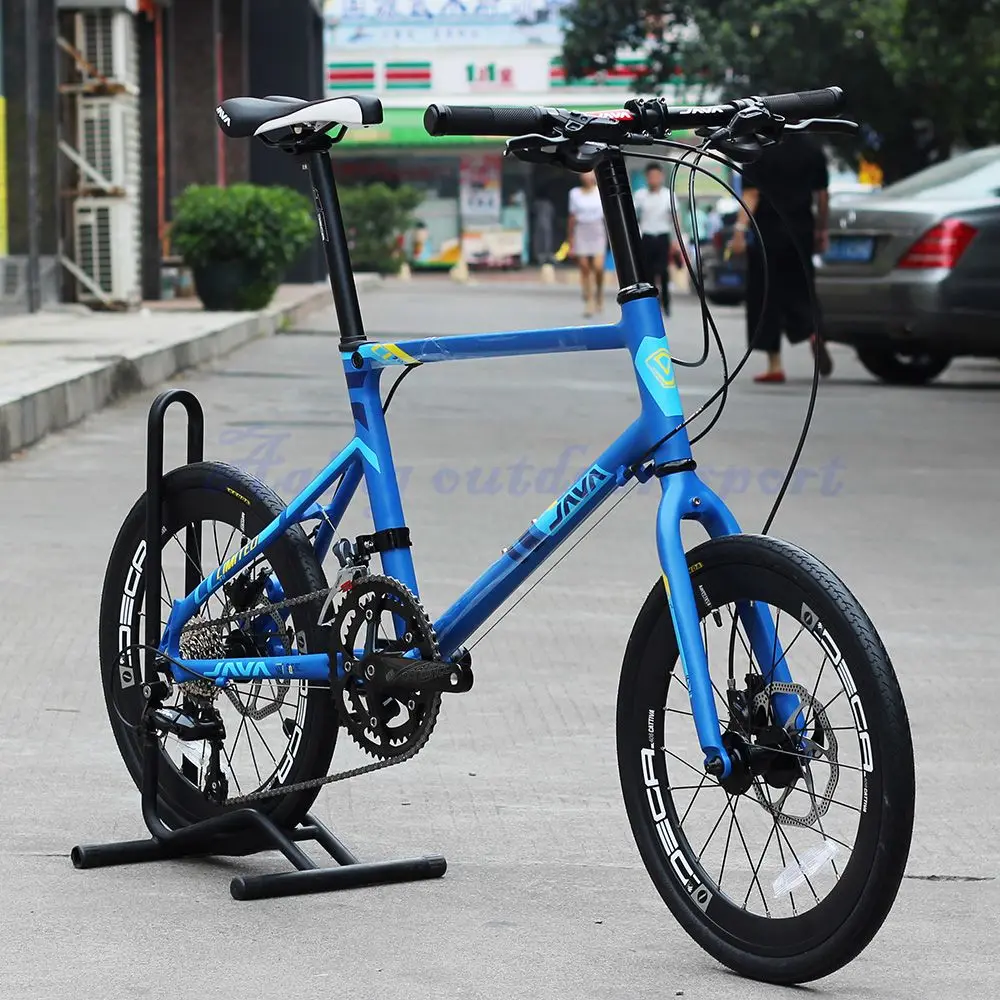 Excellent JAVA LIMIITED CL 20" Minivelo Bike Hydraulic Disc Brake Uniex High Quality Urban 406 City Mini velo Bicycle 18 Speed Blue 2 Excellent JAVA LIMIITED CL 20" Minivelo Bike Hydraulic Disc Brake Uniex High Quality Urban 406 City Mini velo Bicycle 18 Speed Blue 2