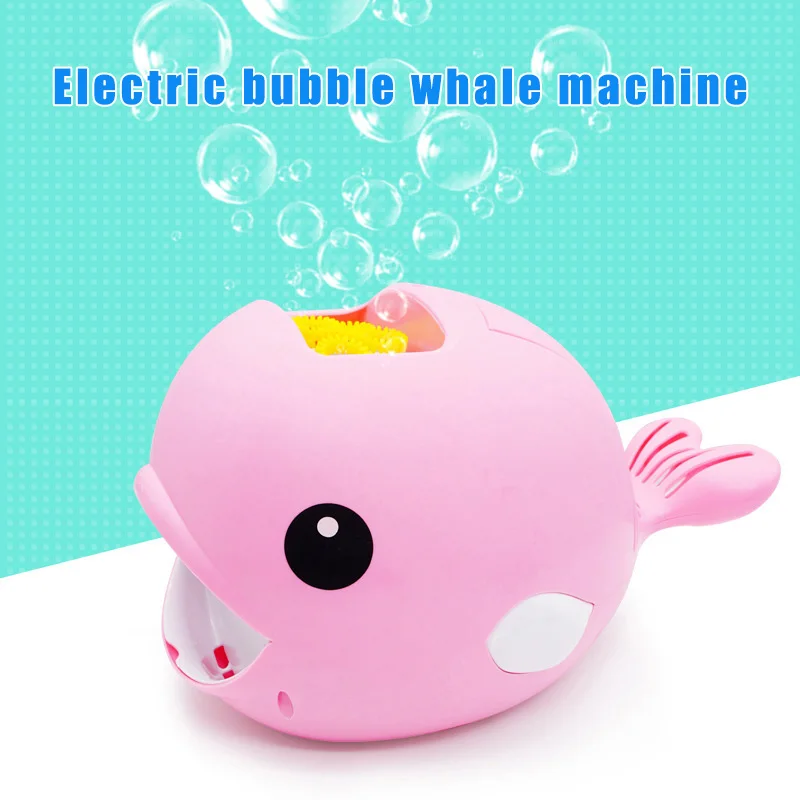 

Automatic Bubble Machine Cartoon Whale Bubble Blower Maker for Kids M09