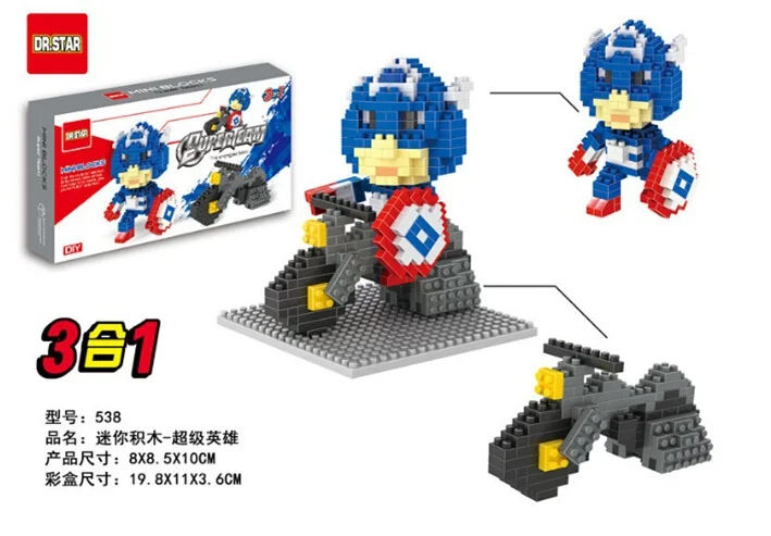 Wholesale Dr Star Blocks 3in1 Cartoon Mini Blocks ...