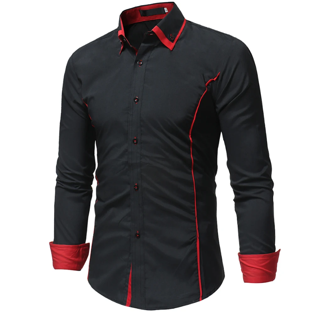 Men Shirt Brand 2018 Male High Quality Long Sleeve Shirts Casual Slim ...