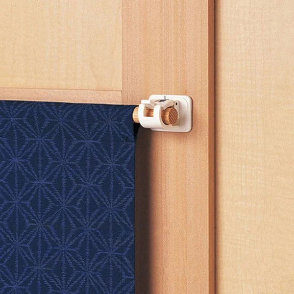 

Hot 2 Pcs Shower Curtain Hanging Rod End Fixing Holder Clip Rack Hook for Home Bathroom LFD