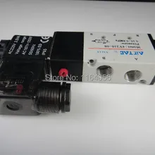 1x 4V210-08 5Ports2Position одинарный соленоид пневмоклапан серии 1/" BSPT DC24V