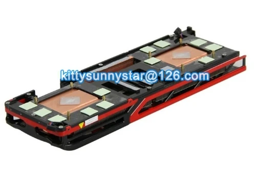 Mulfan FD7010H12S для ATI Radeon HD 7990 8 thermotube вентилятор радиатора PCI Графический Вентилятор с 3