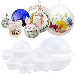Сферические силиконовые формы для литье ювелирных изделий, изготовления свечей, воска, домашнего мыла, ванны бомба ремесло Ассорти Размер